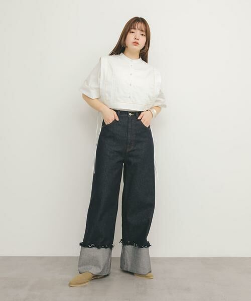 KBF / ケービーエフ シャツ・ブラウス | パイピングレイヤードシャツ | 詳細12