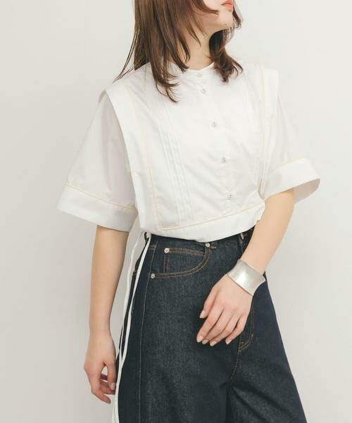 KBF / ケービーエフ シャツ・ブラウス | パイピングレイヤードシャツ | 詳細7