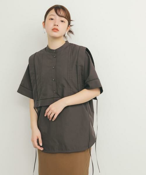 KBF / ケービーエフ シャツ・ブラウス | パイピングレイヤードシャツ | 詳細25