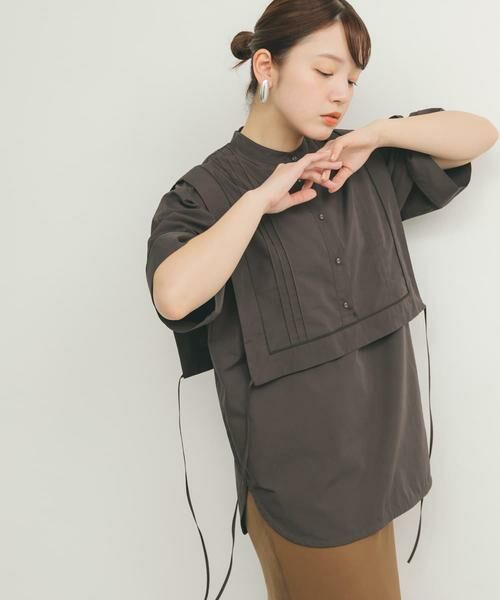 KBF / ケービーエフ シャツ・ブラウス | パイピングレイヤードシャツ | 詳細23