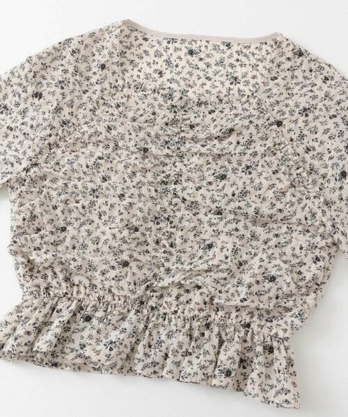 KBF / ケービーエフ シャツ・ブラウス | フラワープリントビスチェブラウス | 詳細12