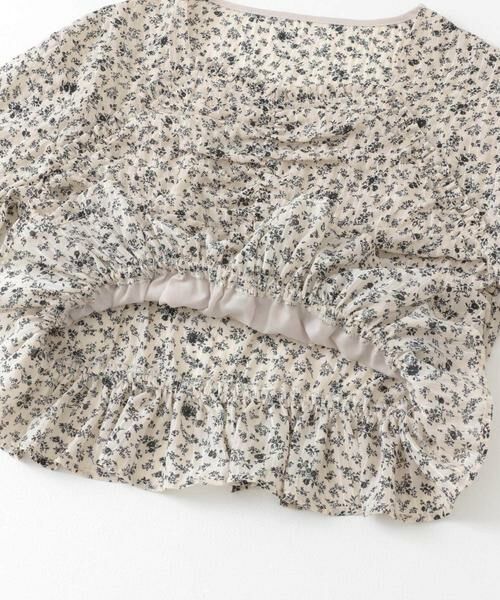 KBF / ケービーエフ シャツ・ブラウス | フラワープリントビスチェブラウス | 詳細13