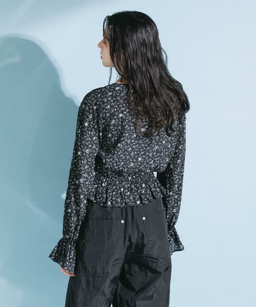 KBF / ケービーエフ シャツ・ブラウス | フラワープリントビスチェブラウス | 詳細20