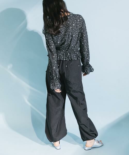 KBF / ケービーエフ シャツ・ブラウス | フラワープリントビスチェブラウス | 詳細23