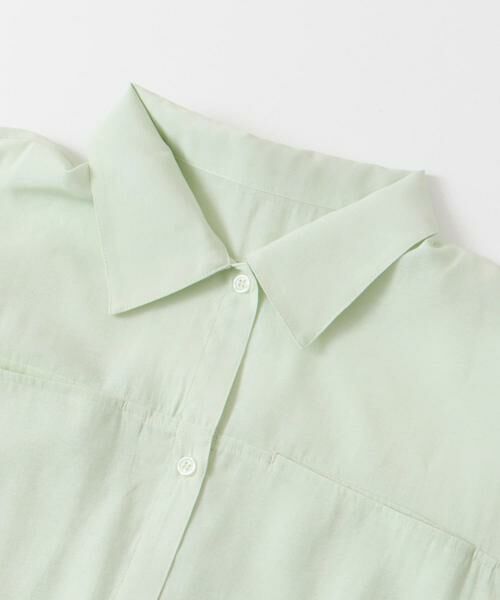 KBF / ケービーエフ シャツ・ブラウス | シアーロングシャツ | 詳細8