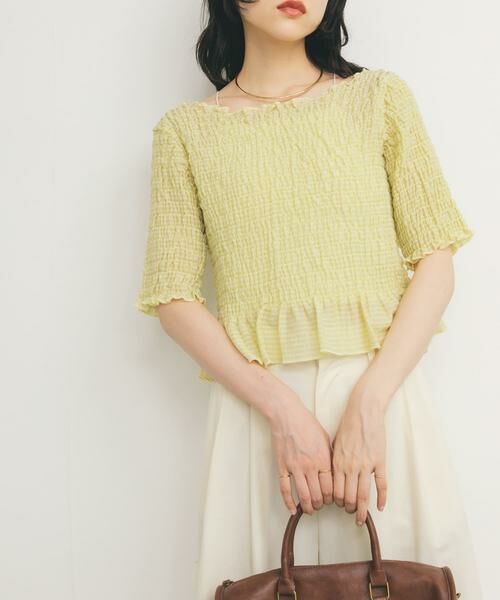 KBF / ケービーエフ シャツ・ブラウス | コンパクトシャーリングブラウス | 詳細1