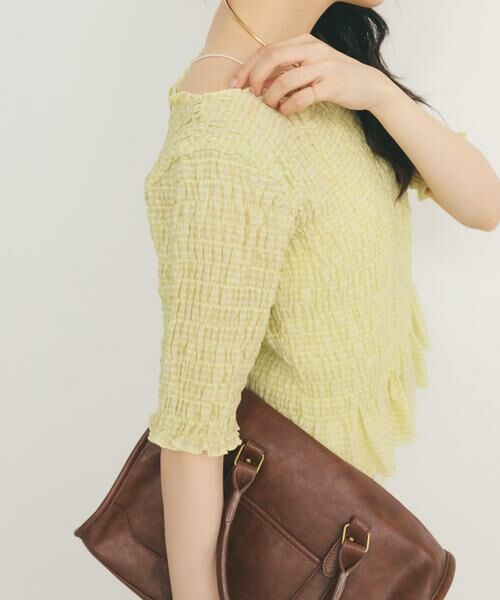 KBF / ケービーエフ シャツ・ブラウス | コンパクトシャーリングブラウス | 詳細3