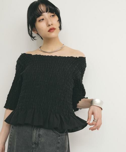 KBF / ケービーエフ シャツ・ブラウス | コンパクトシャーリングブラウス | 詳細25