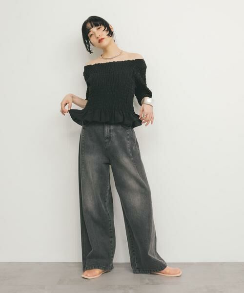 KBF / ケービーエフ シャツ・ブラウス | コンパクトシャーリングブラウス | 詳細30