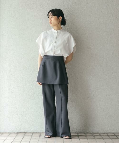 KBF / ケービーエフ シャツ・ブラウス | BOXストライプシャツ | 詳細12