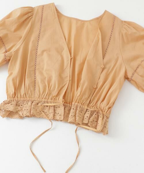 KBF / ケービーエフ シャツ・ブラウス | 2WAYコンパクトレースブラウス | 詳細9