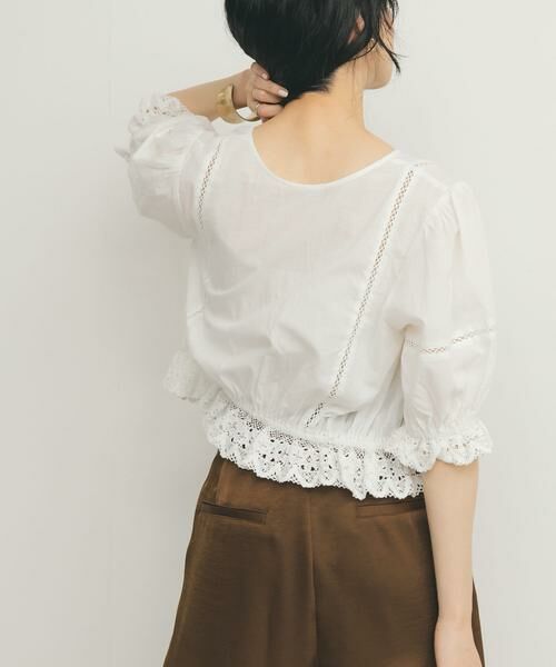 KBF / ケービーエフ シャツ・ブラウス | 2WAYコンパクトレースブラウス | 詳細17