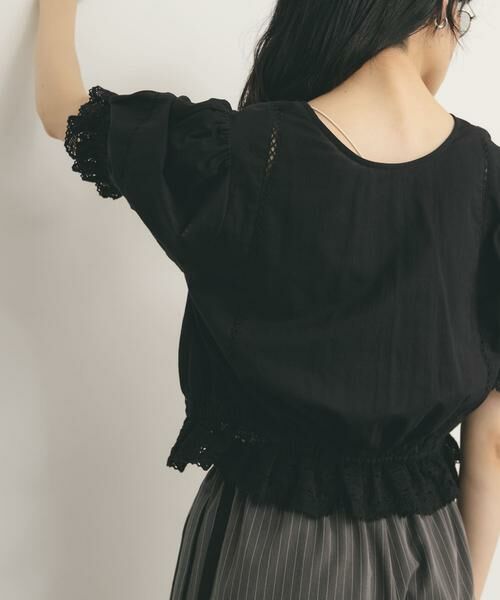KBF / ケービーエフ シャツ・ブラウス | 2WAYコンパクトレースブラウス | 詳細26
