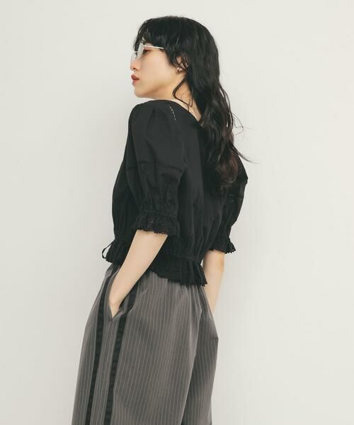 KBF / ケービーエフ シャツ・ブラウス | 2WAYコンパクトレースブラウス | 詳細27