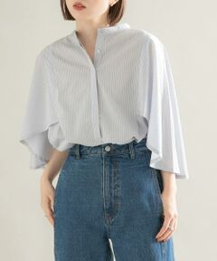 KBF / ケービーエフ シャツ・ブラウス | ストライプマントシャツ