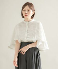 KBF / ケービーエフ シャツ・ブラウス | ストライプマントシャツ