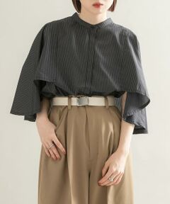KBF / ケービーエフ シャツ・ブラウス | ストライプマントシャツ