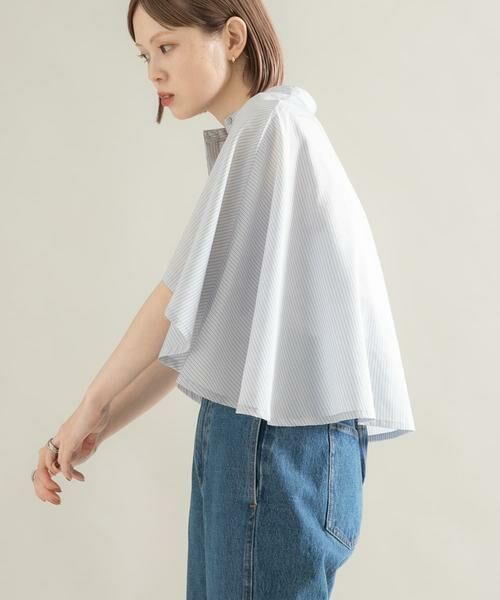 KBF / ケービーエフ シャツ・ブラウス | ストライプマントシャツ | 詳細2