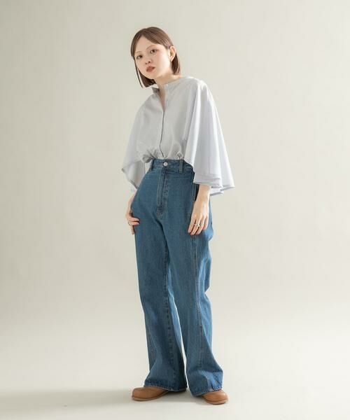 KBF / ケービーエフ シャツ・ブラウス | ストライプマントシャツ | 詳細3