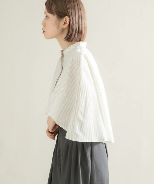 KBF / ケービーエフ シャツ・ブラウス | ストライプマントシャツ | 詳細15