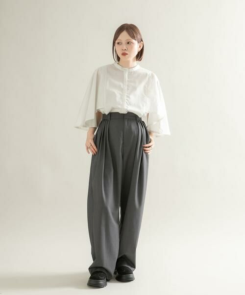 KBF / ケービーエフ シャツ・ブラウス | ストライプマントシャツ | 詳細19