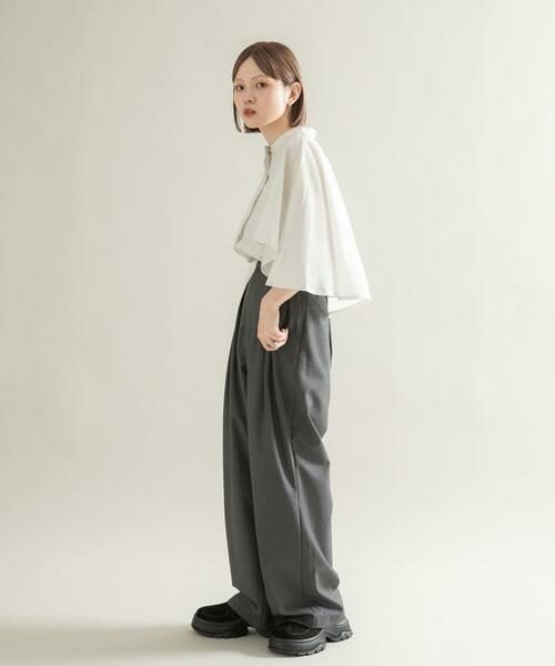 KBF / ケービーエフ シャツ・ブラウス | ストライプマントシャツ | 詳細20