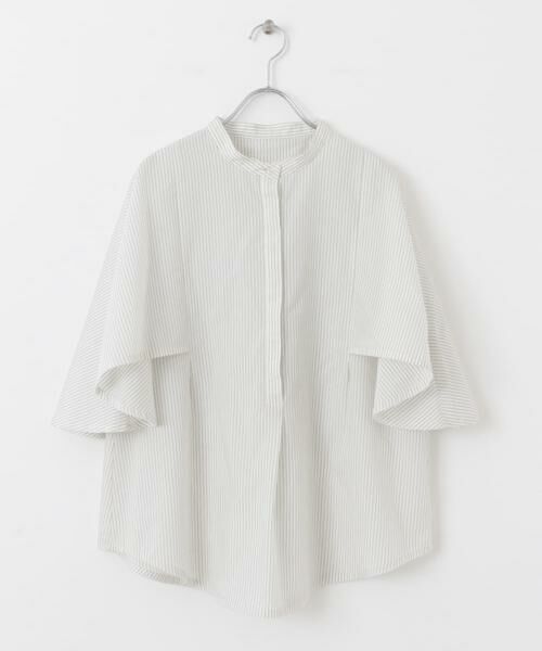 KBF / ケービーエフ シャツ・ブラウス | ストライプマントシャツ | 詳細22