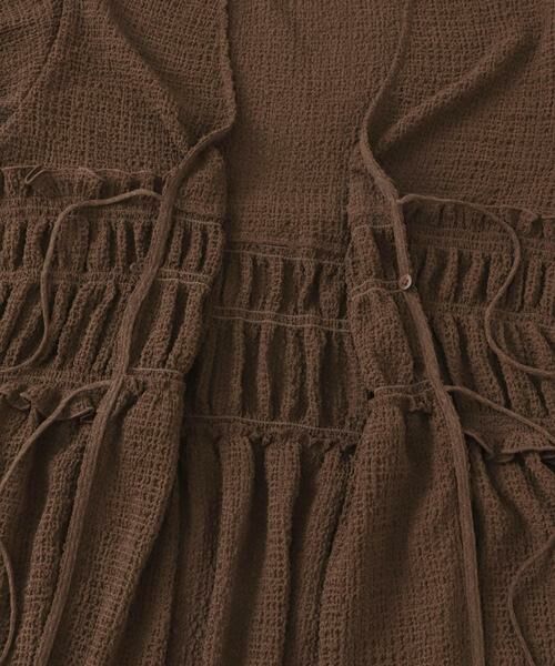 KBF / ケービーエフ シャツ・ブラウス | フロントリボンチュニック | 詳細15