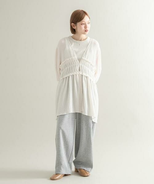 KBF / ケービーエフ シャツ・ブラウス | フロントリボンチュニック | 詳細24