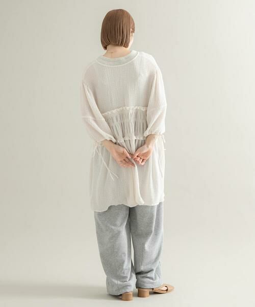 KBF / ケービーエフ シャツ・ブラウス | フロントリボンチュニック | 詳細26