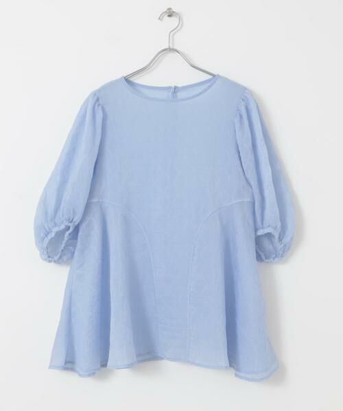 KBF / ケービーエフ シャツ・ブラウス | パネルラインシアーブラウス | 詳細8