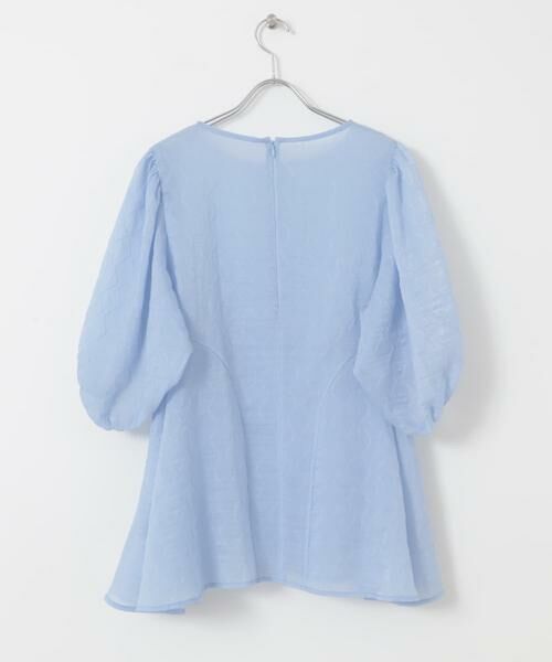 KBF / ケービーエフ シャツ・ブラウス | パネルラインシアーブラウス | 詳細9