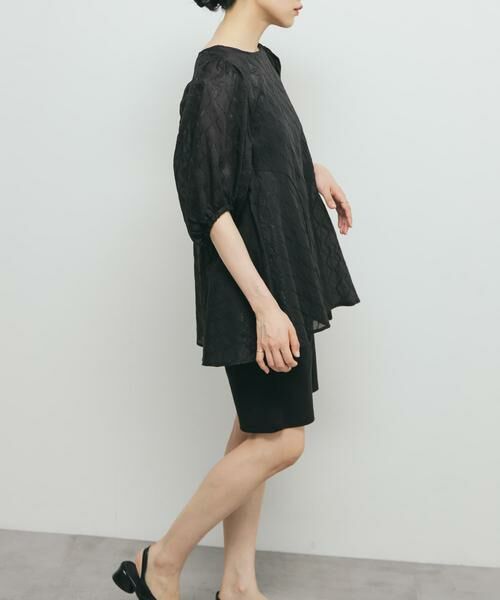 KBF / ケービーエフ シャツ・ブラウス | パネルラインシアーブラウス | 詳細29