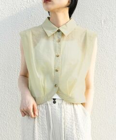 KBF / ケービーエフ シャツ・ブラウス | ショルダータックコンパクトシャツ