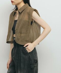 KBF / ケービーエフ シャツ・ブラウス | ショルダータックコンパクトシャツ