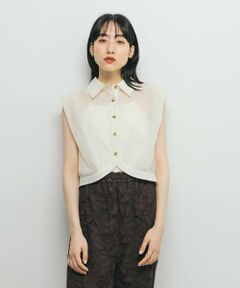 KBF / ケービーエフ シャツ・ブラウス | ショルダータックコンパクトシャツ