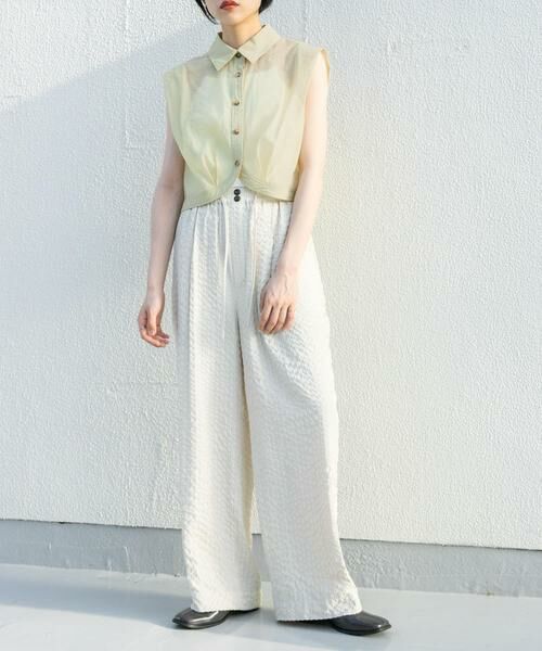 KBF / ケービーエフ シャツ・ブラウス | ショルダータックコンパクトシャツ | 詳細2