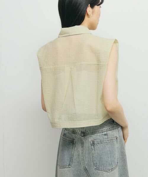 KBF / ケービーエフ シャツ・ブラウス | ショルダータックコンパクトシャツ | 詳細8