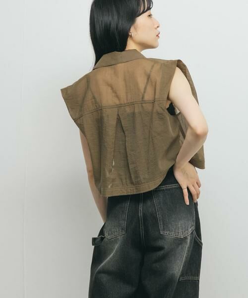 KBF / ケービーエフ シャツ・ブラウス | ショルダータックコンパクトシャツ | 詳細13