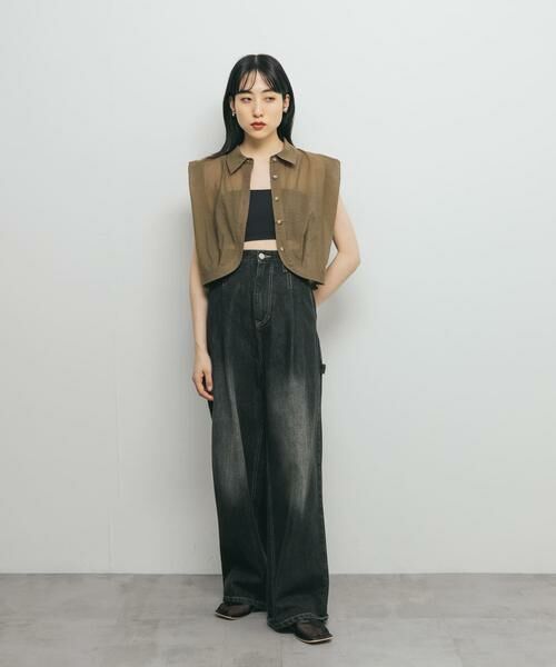 KBF / ケービーエフ シャツ・ブラウス | ショルダータックコンパクトシャツ | 詳細14