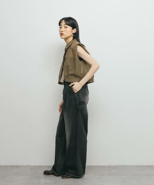 KBF / ケービーエフ シャツ・ブラウス | ショルダータックコンパクトシャツ | 詳細15