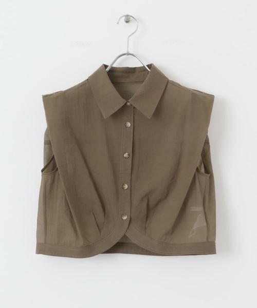 KBF / ケービーエフ シャツ・ブラウス | ショルダータックコンパクトシャツ | 詳細18