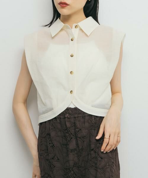 KBF / ケービーエフ シャツ・ブラウス | ショルダータックコンパクトシャツ | 詳細24