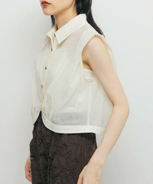 KBF / ケービーエフ シャツ・ブラウス | ショルダータックコンパクトシャツ | 詳細25