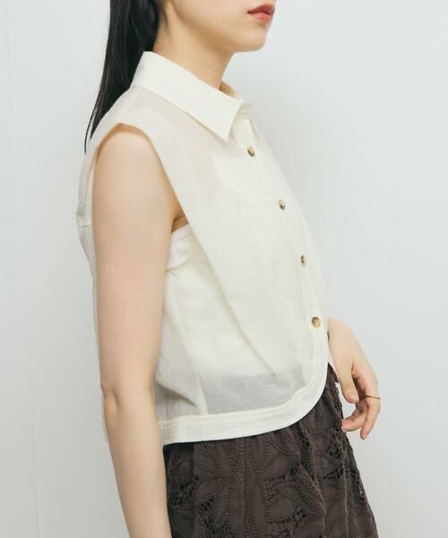 KBF / ケービーエフ シャツ・ブラウス | ショルダータックコンパクトシャツ | 詳細26