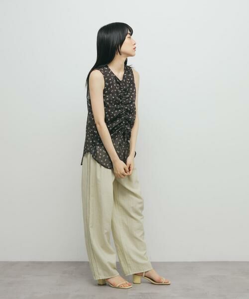 KBF / ケービーエフ シャツ・ブラウス | フラワープリントメッシュトップス | 詳細7