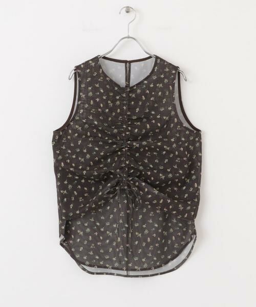 KBF / ケービーエフ シャツ・ブラウス | フラワープリントメッシュトップス | 詳細8