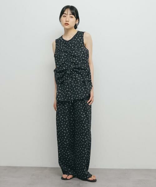 KBF / ケービーエフ シャツ・ブラウス | フラワープリントメッシュトップス | 詳細13