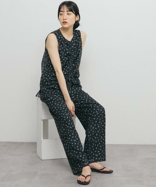 KBF / ケービーエフ シャツ・ブラウス | フラワープリントメッシュトップス | 詳細16