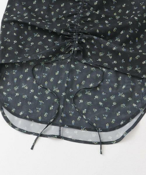 KBF / ケービーエフ シャツ・ブラウス | フラワープリントメッシュトップス | 詳細18